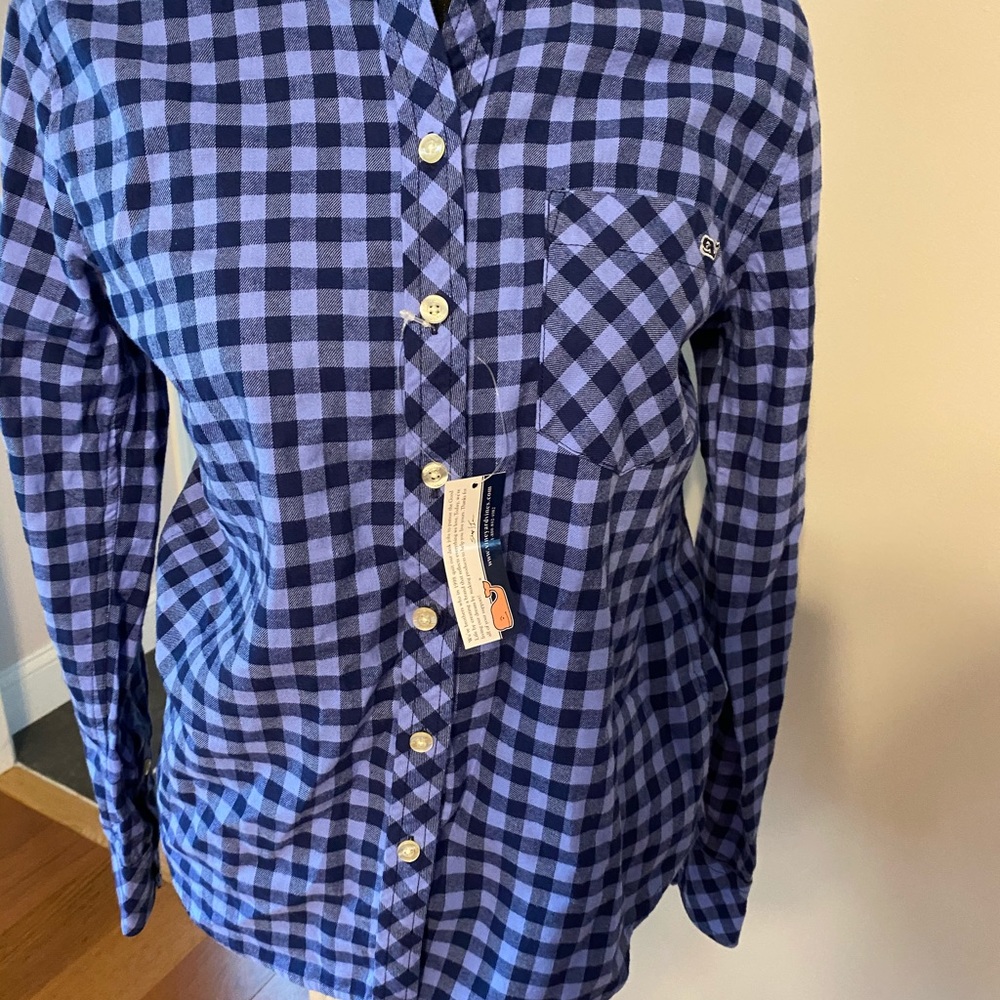 buffalo check Vineyard Vines shirt